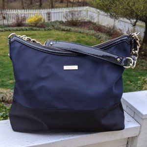Kate Spade nylon colorblock hobo